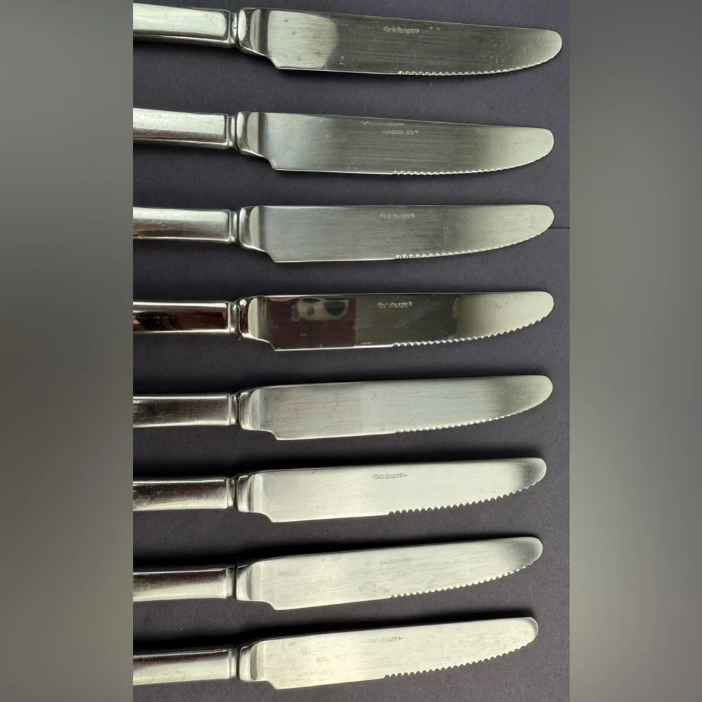 CUISINART Annapolis Stainless‎ Dinner Knifes Set of 8 Silverware Flatware